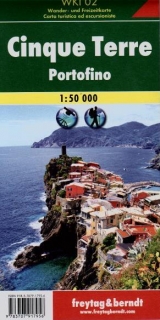 WKI31 Cinque Terre–Portofino 1:50t turistická mapa FB
