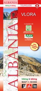 Albania Hiking and Biking Map 1:50t (8) Vlora