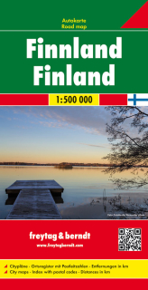 Fínsko (Finland) 1:500t automapa Freytag Berndt