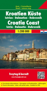 Chorvátske pobrežie-Istria, Dalmácia, Dubrovník (Croatia) 200t automapa