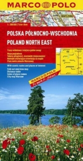Poľsko sever, východ 1:300t (Poland) automapa Marco Polo