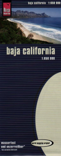 Baja California (Mexico) 1:650tis skladaná mapa RKH