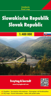 Slovenská republika (Slovakia) 1:400t automapa Freytag Berndt