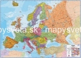 Európa politická Terra 100x136cm lamino, hliník zaklapávacie lišty MI 