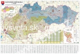 Slovenská republika PSČ 90x135cm lamino zapichovacia bez rámu