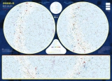 Hviezdna obloha 83x113cm, lamino plastové lišty nástenná mapa 