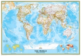 nástenná mapa Svet politický CLASSIC 77x111cm, lamino hliník lišty NGS