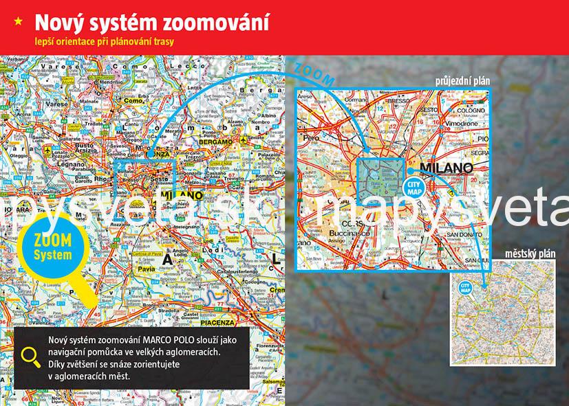 Švédsko 1:800t (Sweden) automapa ZoomSystem, Marco Polo