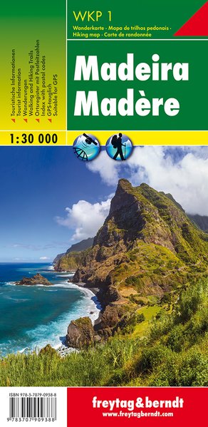 WKP1 Madeira 1:30t turistická mapa FB