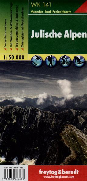 WK141 Julské Alpy 1:50t turistická mapa FB