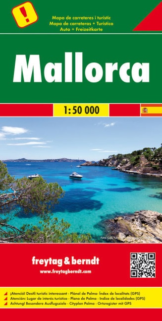 WKE1 Mallorca, Tramuntana 1:50t turistická mapa FB