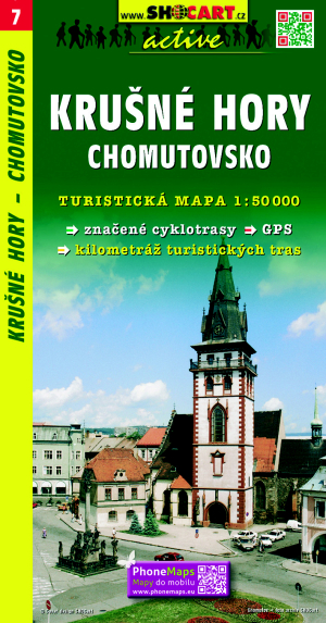 7 Krušné hory - Chomutovsko turistická mapa 1:50t SHOCart