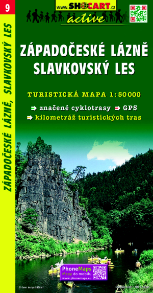 9 Západočeské lázně, Slavkovský les turistická mapa 1:50t SHOCart