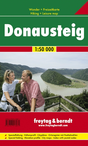 Donausteig 1:50t turistická mapa FB