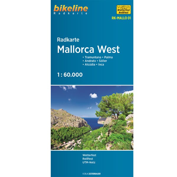 RK-MALLO01 Mallorca West 1:60t cyklomapa Esterbauer