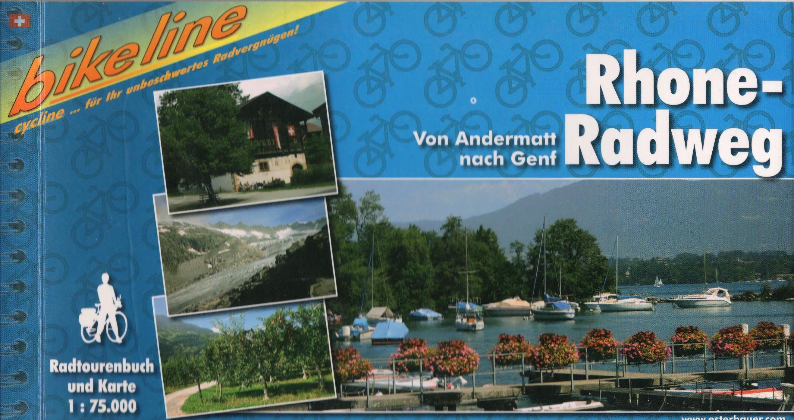Rhone Radweg cyklosprievodca Esterbauer / 2005