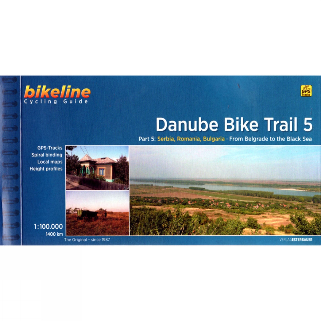 Danube Bike Trail 5 from Belgrade to Black Sea cyklosprievodca Esterbauer / angl