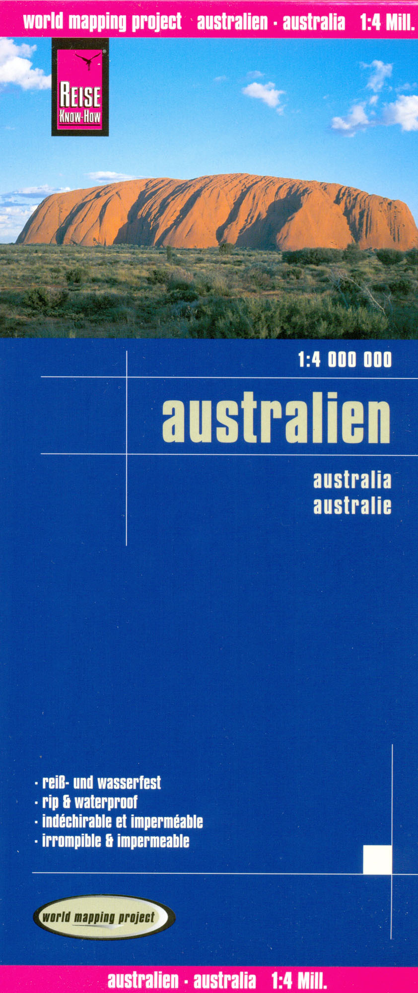 Austrália (Australia) 1:4mil skladaná mapa RKH