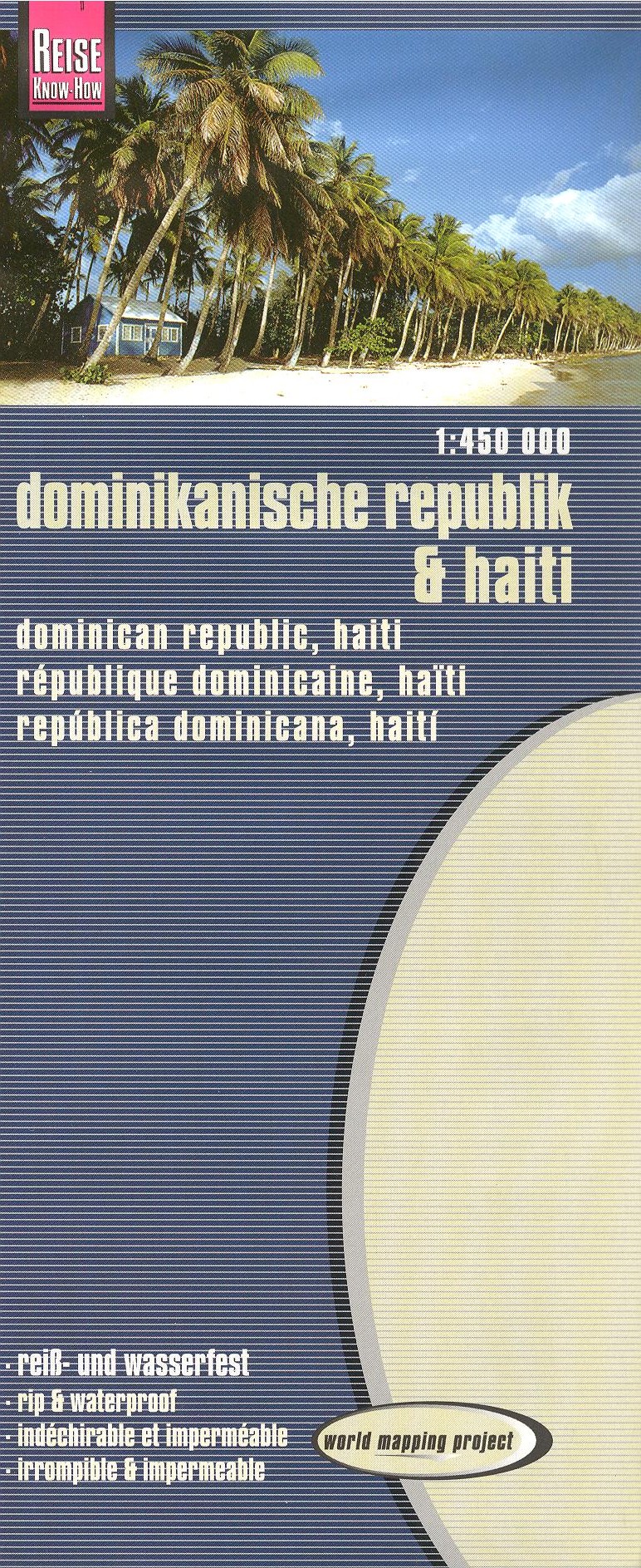 Dominikánska rep., Haiti (Dominican Rep.) 1:450tis skladaná mapa RKH