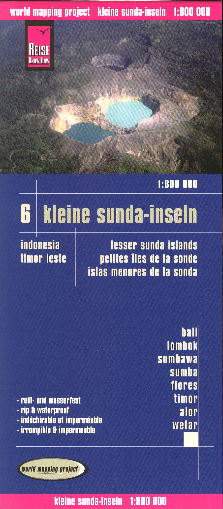 Indonézia (Indonesia) Malé Sundy 1:800tis skladaná mapa RKH