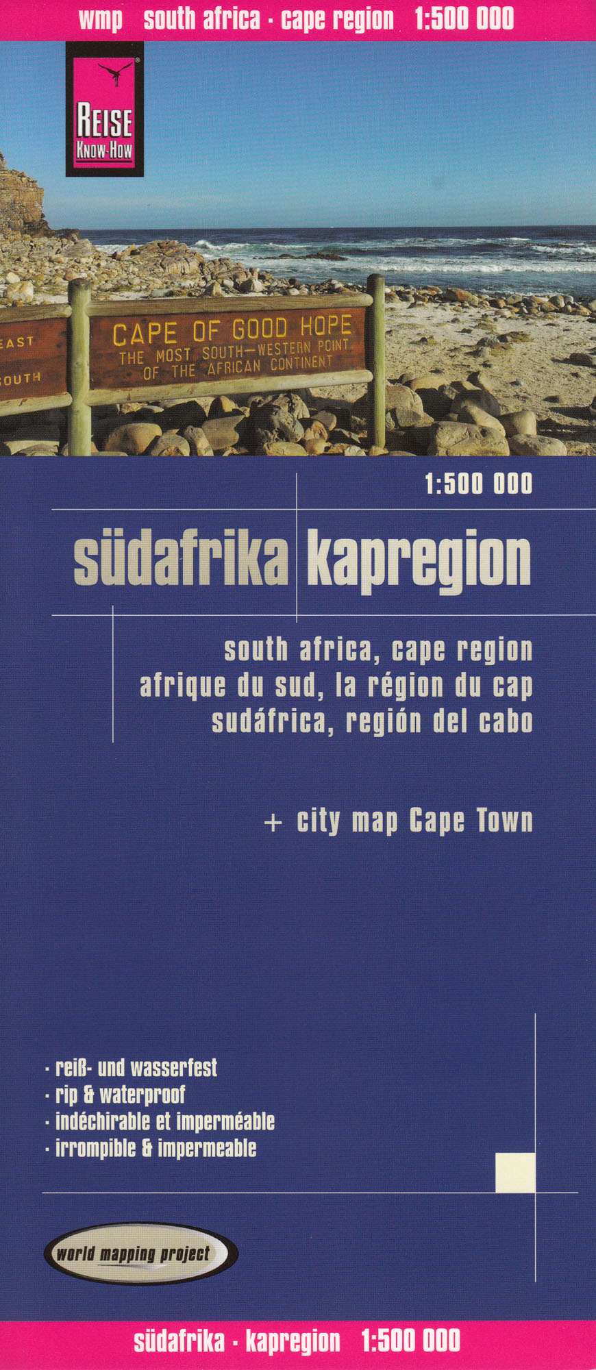 JAR Kapská provincia (South Africa - Cape Region) 1:500tis skladaná mapa RKH