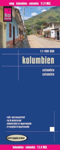 Kolumbia 1:1,4mil (Colombia) skladaná mapa RKH