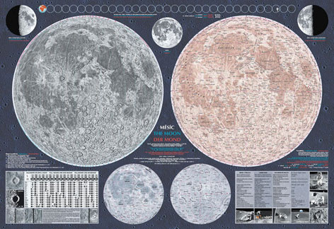Mesiac 83x113cm, lamino plastové lišty