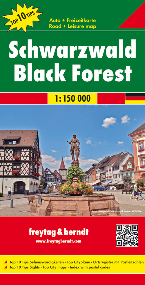 Schwarzwald - Čierny les 1:150t TOP (Nemecko) automapa Freytag Berndt