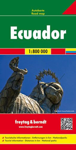 Ekvádor, Galapágy 1:600tis, 800tis (Ecuador, Galapagos) automapa Freytag Berndt