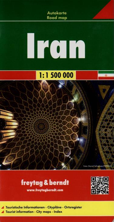 Irán 1:1,5mil (Iran) automapa Freytag Berndt