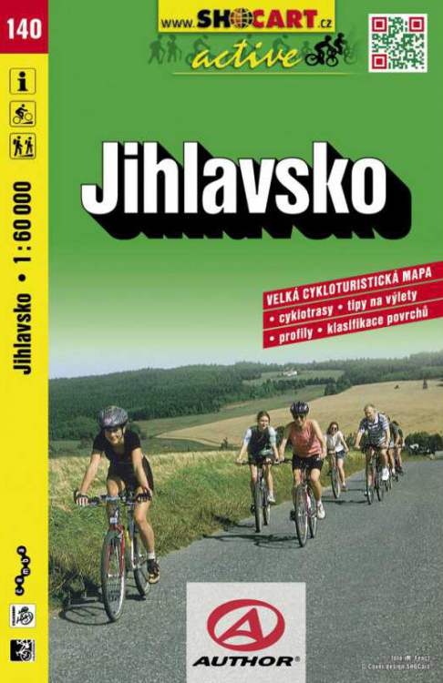 140 JIHLAVSKO cykloturistická mapa 1:60t SHOCart