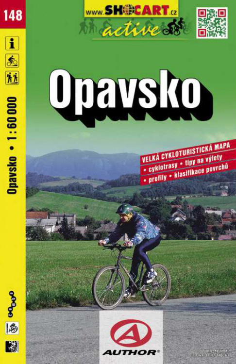 148 OPAVSKO cykloturistická mapa 1:60t SHOCart