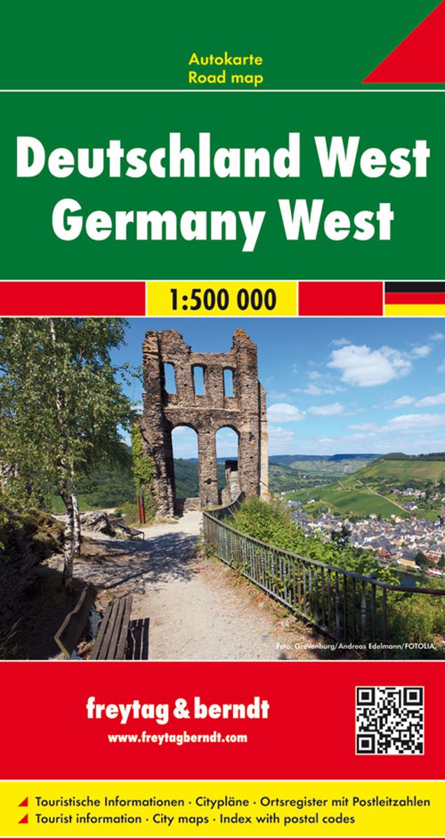 fb4_Nemecko ZÁPAD 1:500t (Germany) automapa Freytag Berndt