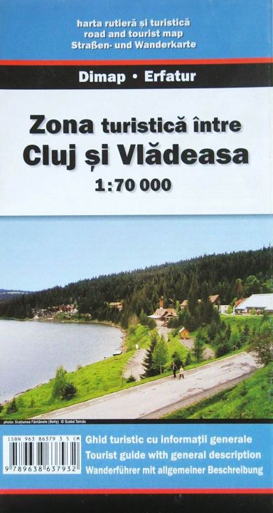 Region of Cluj and Vladeasa (´Kalotaszeg´) 1:70t turistická mapa 
