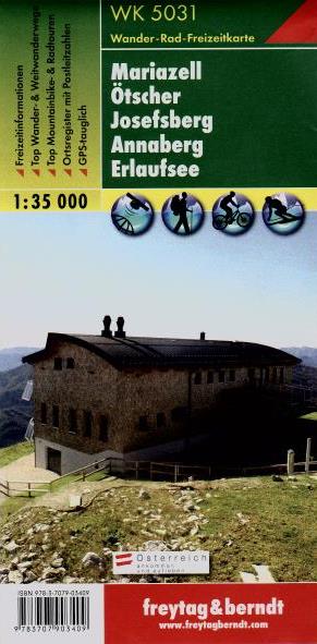 WK5031 Mariazell, Ötscher 1:35t turistická mapa FB