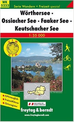 WK5233 Wörther See, Ossiacher See, Faaker See 1:35t turistická mapa FB