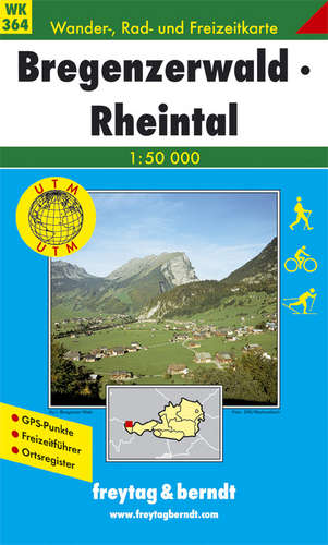 WK364 Bregenzerwald 1:50t turistická mapa FB