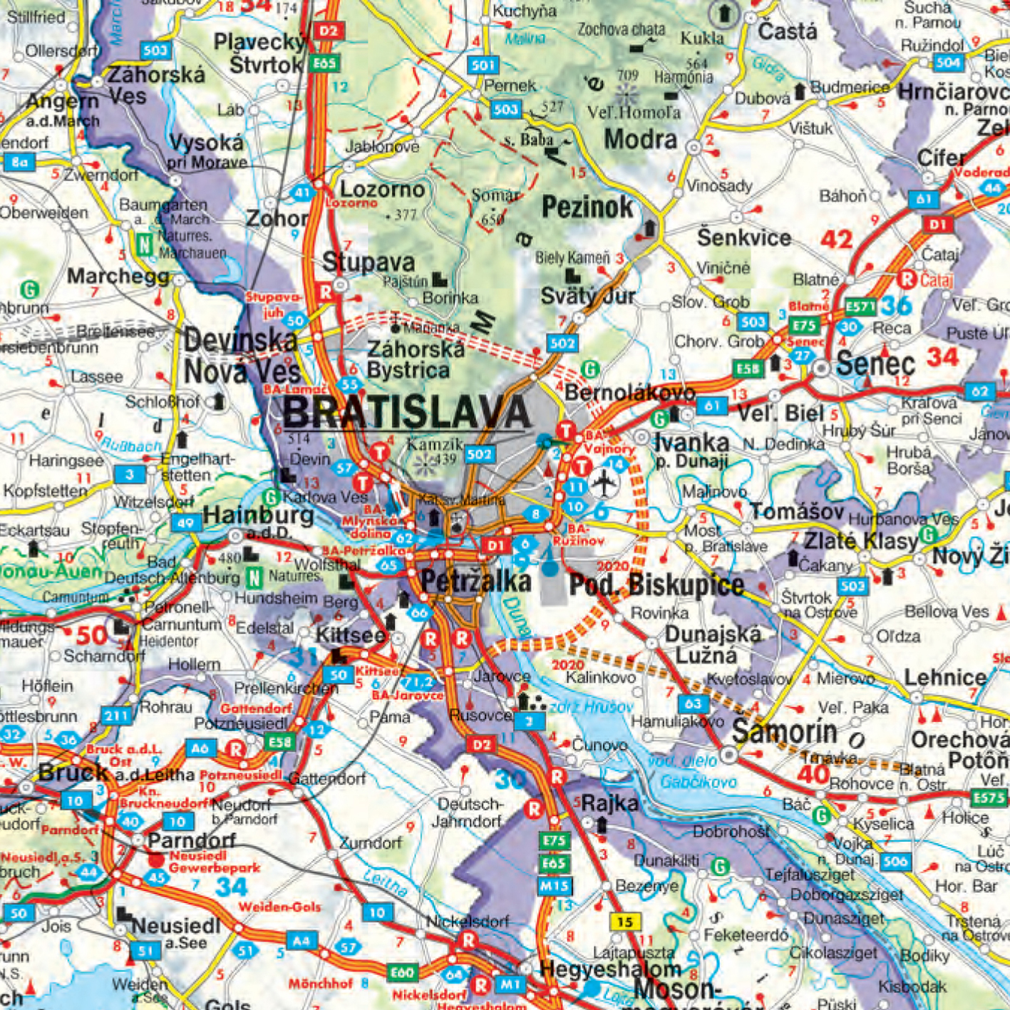 Bratislava Mapa Ulice