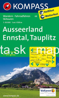 KOMPASS 69 Gesäuse, Ennstaler Alpen 1:35t turistická mapa