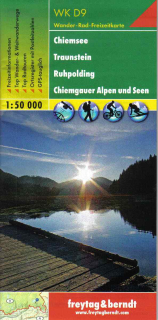 WKD9 Chiemsee, Traunstein, Ruhpolding, Chiemgauer Alpen 1:50t turistická mapa FB