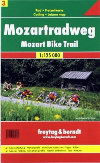 RK3 Mozartradweg cykloturistická mapa 1:125t Freytag Berndt