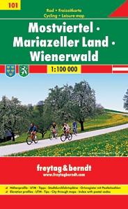 RK101 Mostviertel-Mariazeller Land-Wienerwald cykloturist 1:100t Freytag Berndt