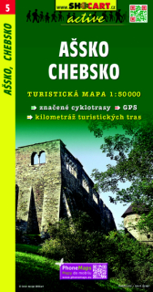 5 Ašsko, Chebsko turistická mapa 1:50t SHOCart
