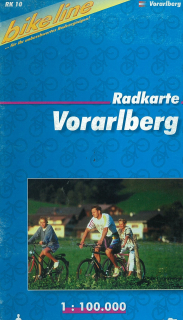 RK-A10 Vorarlberg 1:100t cyklomapa Esterbauer