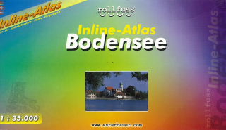 Bodensee Inline-Atlas 1:35t cyklobrožúra Esterbauer