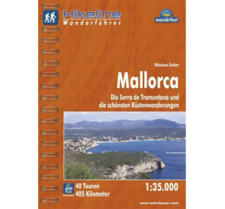 Mallorca Hikeline Wanderführer 1:35t turistickýsprievodca Esterbauer