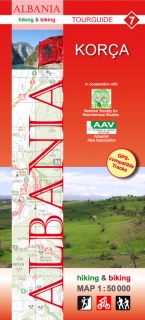 Albania Hiking and Biking Map 1:50t (7) Korça