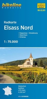 RK-ELS01 Elsass Nord 1:75t cyklomapa Esterbauer