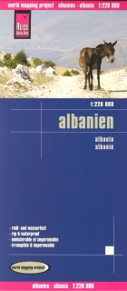 Albánsko (Albania) 1:220t skladaná mapa RKH
