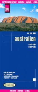 Austrália (Australia) 1:4mil skladaná mapa RKH